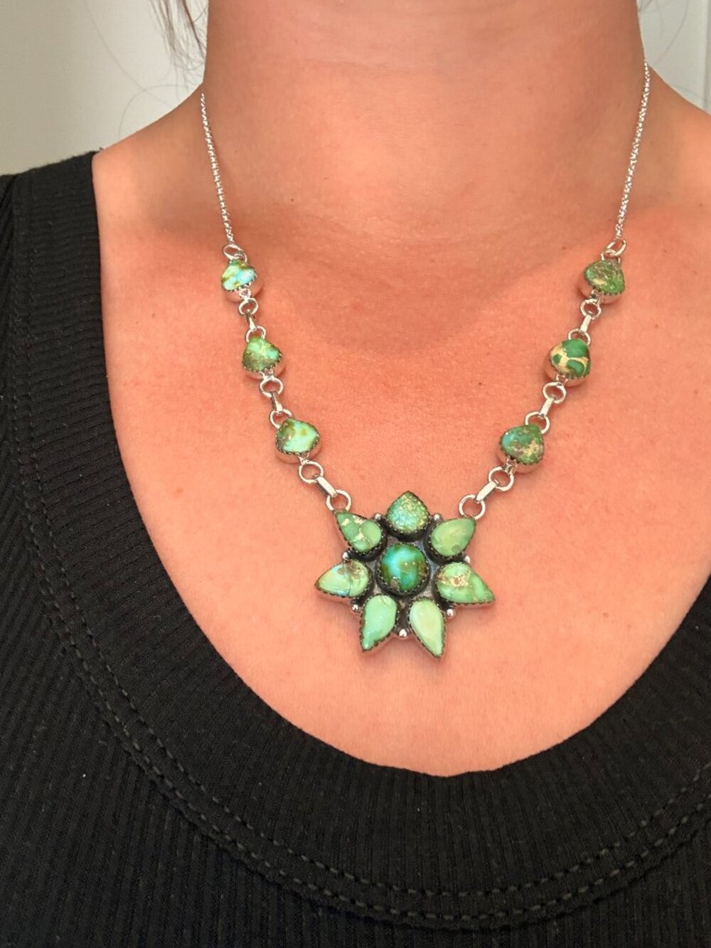 Genuine Sonoran Gold and Sterling Silver Necklace